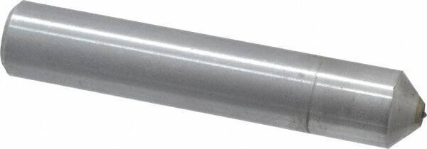 Made in USA - 1/8 Max Convex Radius Single Point Diamond Dresser - 2" Long x 3/8" Shank Diam - Exact Industrial Supply