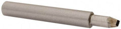 Made in USA - 1/8" Max Concave Radius Single Point Diamond Dresser - 2" Long x 3/8" Shank Diam - Exact Industrial Supply