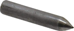 Made in USA - 1" Long x 3/16" Shank Diam Phono Point Diamond Dresser - 60° Included Angle - Exact Industrial Supply