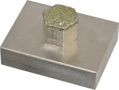 Made in USA - Diamond Plated Dressing Block - Exact Industrial Supply