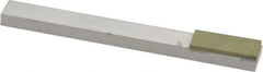 Made in USA - Fine, 1" Length of Cut, Single End Diamond Hone - 100 Grit, 3/8" Wide x 3/8" High x 4" OAL - Exact Industrial Supply