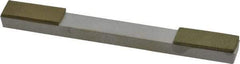 Made in USA - Very Fine, 1" Length of Cut, Double End Diamond Hone - 100 & 180 Grit, 3/8" Wide x 3/8" High x 4" OAL - Exact Industrial Supply