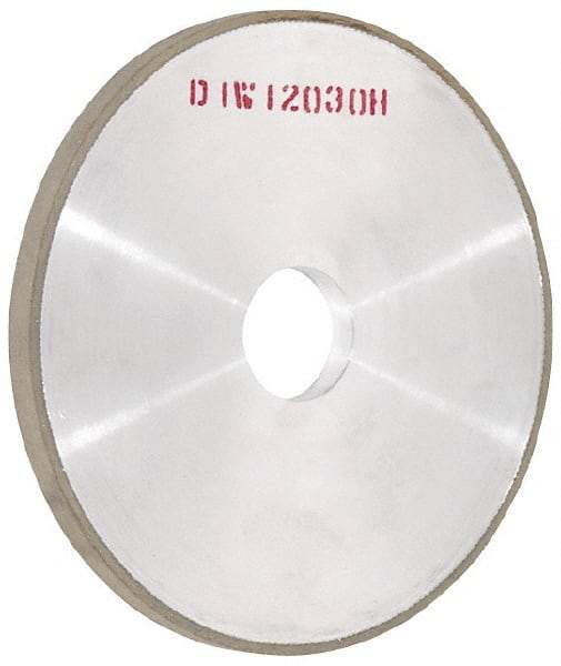Made in USA - 6" Diam x 1-1/4" Hole x 1/2" Thick, 150 Grit Surface Grinding Wheel - Diamond, Type 1A1, Very Fine Grade - Exact Industrial Supply