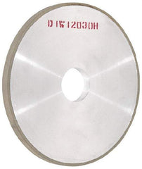 Made in USA - 6" Diam x 1-1/4" Hole x 1/2" Thick, 150 Grit Surface Grinding Wheel - Diamond, Type 1A1, Very Fine Grade - Exact Industrial Supply