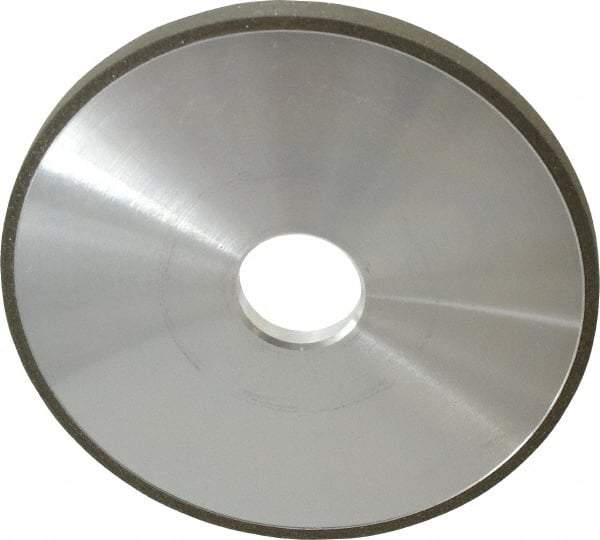 Made in USA - 6" Diam x 1-1/4" Hole x 3/8" Thick, 100 Grit Surface Grinding Wheel - Diamond, Type 1A1, Fine Grade - Exact Industrial Supply