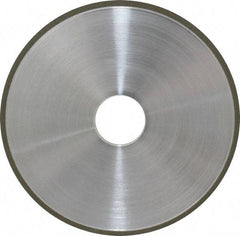 Made in USA - 6" Diam x 1-1/4" Hole x 1/8" Thick, 100 Grit Surface Grinding Wheel - Diamond, Type 1A1, Very Fine Grade - Exact Industrial Supply