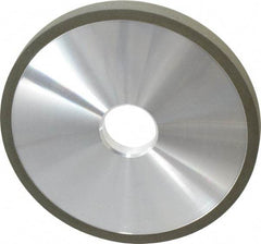Made in USA - 6" Diam x 1-1/4" Hole x 1/2" Thick, 150 Grit Surface Grinding Wheel - Diamond, Type 1A1, Very Fine Grade - Exact Industrial Supply