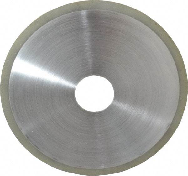 Made in USA - 6" 120 Grit Diamond Cutoff Wheel - 0.035" Thick, 1-1/4" Arbor, Use with Die Grinders - Exact Industrial Supply