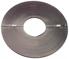 Value Collection - 865" Long x 5/8" Wide, Ribbon Coil Steel Strapping - 1,000 Lb Capacity, 0.02" Thick - Exact Industrial Supply