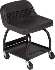 Whiteside - 480 Lb Capacity, 4 Wheel Creeper Seat - Steel, 24" High x 18" Wide - Exact Industrial Supply