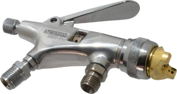 DeVilbiss - High Volume/Low Pressure Paint Spray Gun - 100 Max psi, For High Solids, Industrial Automotive, Waterborne - Exact Industrial Supply