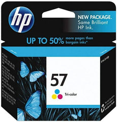 Hewlett-Packard - Cyan, Magenta & Yellow Ink Cartridge - Use with HP Deskjet 450, 5150, 5550, 5650, 5850, 9650, 9670, 9680, F4135, F4140, F4180, Digital Copier 410, Photosmart 7150, 7260, 7350, 7450, 7550, 6110 - Exact Industrial Supply