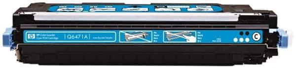 Hewlett-Packard - Cyan Toner Cartridge - Use with Multifunction Laser Printer HP Color LaserJet 3600 . - Exact Industrial Supply