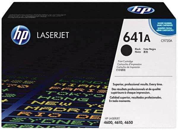 Hewlett-Packard - Black Toner Cartridge - Use with HP Color LaserJet 4600, 4650 - Exact Industrial Supply