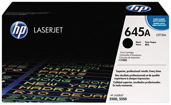 Hewlett-Packard - Black Toner Cartridge - Use with HP Color Laser Jet 5500, 5550 - Exact Industrial Supply