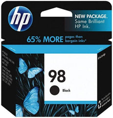 Hewlett-Packard - Black Ink Cartridge - Use with HP Photosmart 2570, 2575, D5060, D5065, D5069, D5145, D5155, D5160, 8050, Deskjet D4145, D4155, D4160, 6310, 5940 - Exact Industrial Supply
