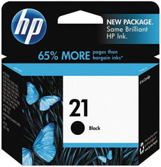 Hewlett-Packard - Black Ink Cartridge - Use with HP Deskjet D2230, D2345, D2360, D2430, D2445, D2460, F340, F380, F2140, F2180, F2240 - Exact Industrial Supply