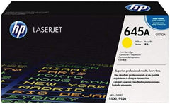 Hewlett-Packard - Yellow Toner Cartridge - Use with HP Color Laser Jet 5500, 5550 - Exact Industrial Supply