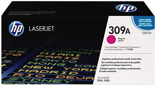 Hewlett-Packard - Magenta Toner Cartridge - Use with HP Color Laser Jet 3500, 3550 - Exact Industrial Supply