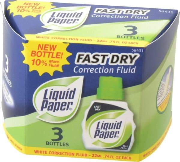 Paper Mate Liquid Paper - Fast Dry Correction Fluid - 22 ml - Exact Industrial Supply