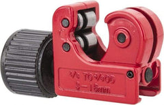 Value Collection - 1/8" to 5/8" Pipe Capacity, Tube Cutter - Cuts Copper - Exact Industrial Supply