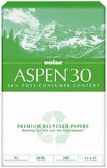 Boise - 11" x 17" White Copy Paper - Use with Laser Printers, High-Speed Copiers, Plain Paper Fax Machines - Exact Industrial Supply