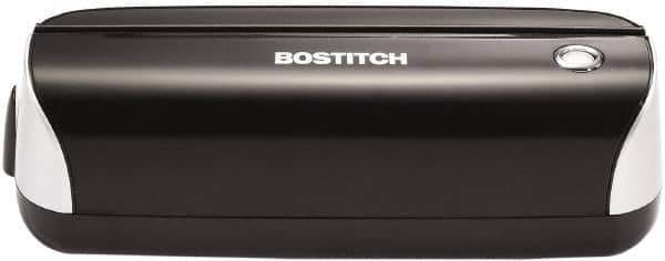 Stanley Bostitch - Paper Punches Type: 12 Sheet Electric Three Hole Punch Color: Black - Exact Industrial Supply