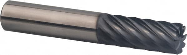 SGS - 16mm Diam, 32mm Length of Cut, 16mm Shank Diam, 92mm OAL, 9 Flute Solid Carbide Square End Mill - Exact Industrial Supply