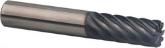 SGS - 16mm Diam, 32mm Length of Cut, 16mm Shank Diam, 92mm OAL, 9 Flute Solid Carbide Square End Mill - Exact Industrial Supply