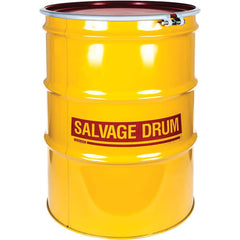 Overpack & Salvage Drums; Product Type: Salvage Drum; Holds Maximum Drum Size: 85 gal; Closure: Metal Band with Bolt Lid; Closure Type: Metal Band with Bolt Lid; Inside Height (Decimal Inch): 37 in; Drum Size Capacity: 85 gal; Outside Height (Inch): 39 in