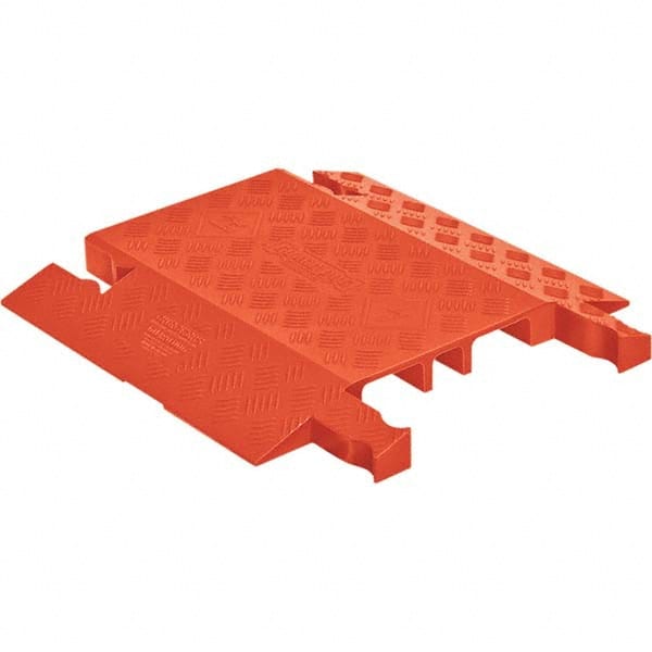 Checkers - On Floor Cable Covers Cover Material: Polyurethane Number of Channels: 3 - Exact Industrial Supply