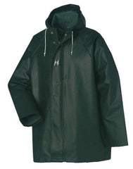 Helly Hansen - Size M, Green, Rain Jacket - 38-40" Chest, - Exact Industrial Supply