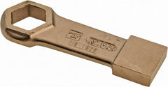 Ampco - 1-1/4" 6 Point Striking Box Wrench - Single End, 6-1/2" OAL, Aluminum Bronze - Exact Industrial Supply