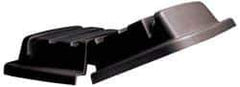 Rubbermaid - 59-7/8" Long x 34-3/4" Wide x 5" High, Black Polyethylene Hinged Lid - Use with Rubbermaid 4727 Heavy Duty Utility Truck - Exact Industrial Supply