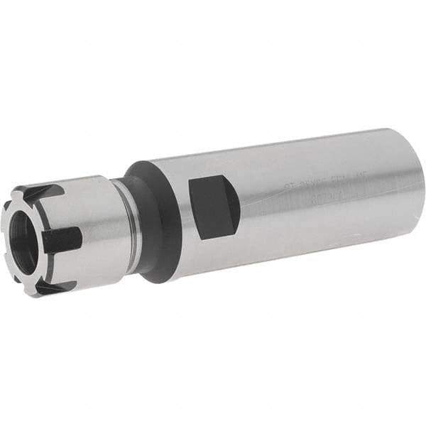 Iscar - 0.5mm to 10mm Capacity, 28mm Projection, Straight Shank, ER16 Collet Chuck - 93mm OAL, 25mm Shank Diam - Exact Industrial Supply
