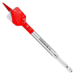 Spade-Blade Drill Bits; Drill Bit Size (Inch): 1.125 in; Shank Type: Hex Shank; Overall Length (Inch): 6.00; Drill Bit Material: High Speed Steel; Drill Bit Finish/Coating: Uncoated; Number of Spurs: 0; Overall Length: 6.00