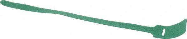 SpeedTech - 15" Long Green Nylon & Polyethylene Hook & Loop Strap - 50 Lb Tensile Strength - Exact Industrial Supply