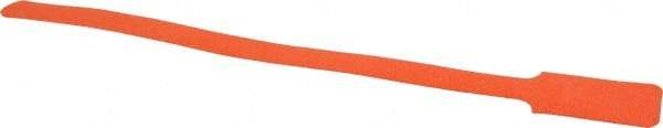 SpeedTech - 15" Long Orange Nylon & Polyethylene Hook & Loop Strap - 50 Lb Tensile Strength - Exact Industrial Supply