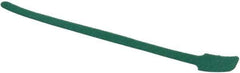 SpeedTech - 11" Long Green Nylon & Polyethylene Hook & Loop Strap - 40 Lb Tensile Strength - Exact Industrial Supply