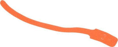 SpeedTech - 8" Long Orange Nylon & Polyethylene Hook & Loop Strap - 40 Lb Tensile Strength - Exact Industrial Supply