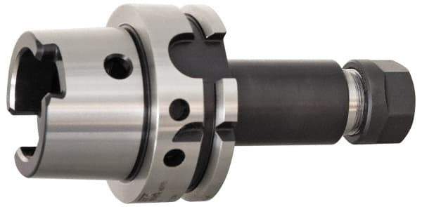 Kennametal - HSK63A Taper Shank ER Collet Chuck - M4 to M12 Tap Capacity, 68mm Projection - Exact Industrial Supply
