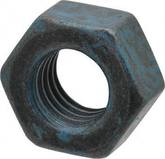 Value Collection - M8x1.25 Metric Coarse Steel Right Hand Hex Nut - 13mm Across Flats, 6.5mm High, Metric Blue Finish - Exact Industrial Supply