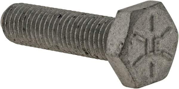 Armor Coat - 1/4-28 UNF, 1" Length Under Head Hex Head Cap Screw - Fully Threaded, Grade 8 Steel, 7/16" Hex - Exact Industrial Supply