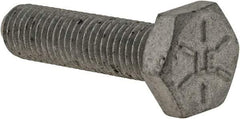 Armor Coat - 1/4-28 UNF, 1" Length Under Head Hex Head Cap Screw - Fully Threaded, Grade 8 Steel, 7/16" Hex - Exact Industrial Supply