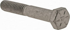 Armor Coat - 5/16-18 UNC, 2" Length Under Head Hex Head Cap Screw - Partially Threaded, Grade 8 Steel, 1/2" Hex - Exact Industrial Supply