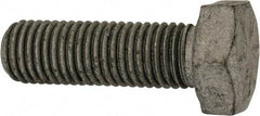 Armor Coat - 5/16-24 UNF, 1" Length Under Head Hex Head Cap Screw - Fully Threaded, Grade 8 Steel, 1/2" Hex - Exact Industrial Supply