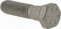 Armor Coat - 3/8-16 UNC, 1-1/2" Length Under Head Hex Head Cap Screw - Partially Threaded, Grade 8 Steel, 9/16" Hex - Exact Industrial Supply