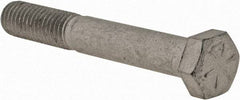 Armor Coat - 1/2-13 UNC, 3-1/2" Length Under Head Hex Head Cap Screw - Partially Threaded, Grade 8 Steel, 3/4" Hex - Exact Industrial Supply