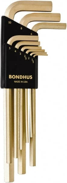 Bondhus - Hex Key Sets Tool Type: Hex Handle Type: L-Key Long Arm - Exact Industrial Supply