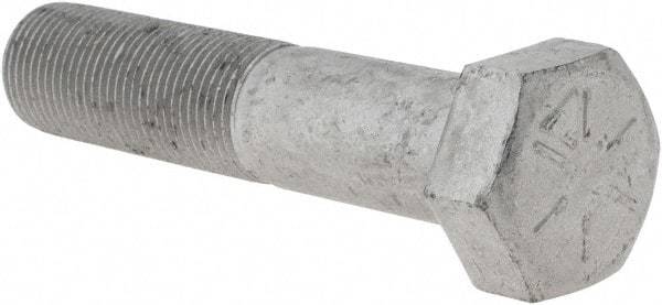 Armor Coat - 3/4-16 UNF, 3-1/2" Length Under Head Hex Head Cap Screw - Partially Threaded, Grade 8 Steel, 1-1/8" Hex - Exact Industrial Supply